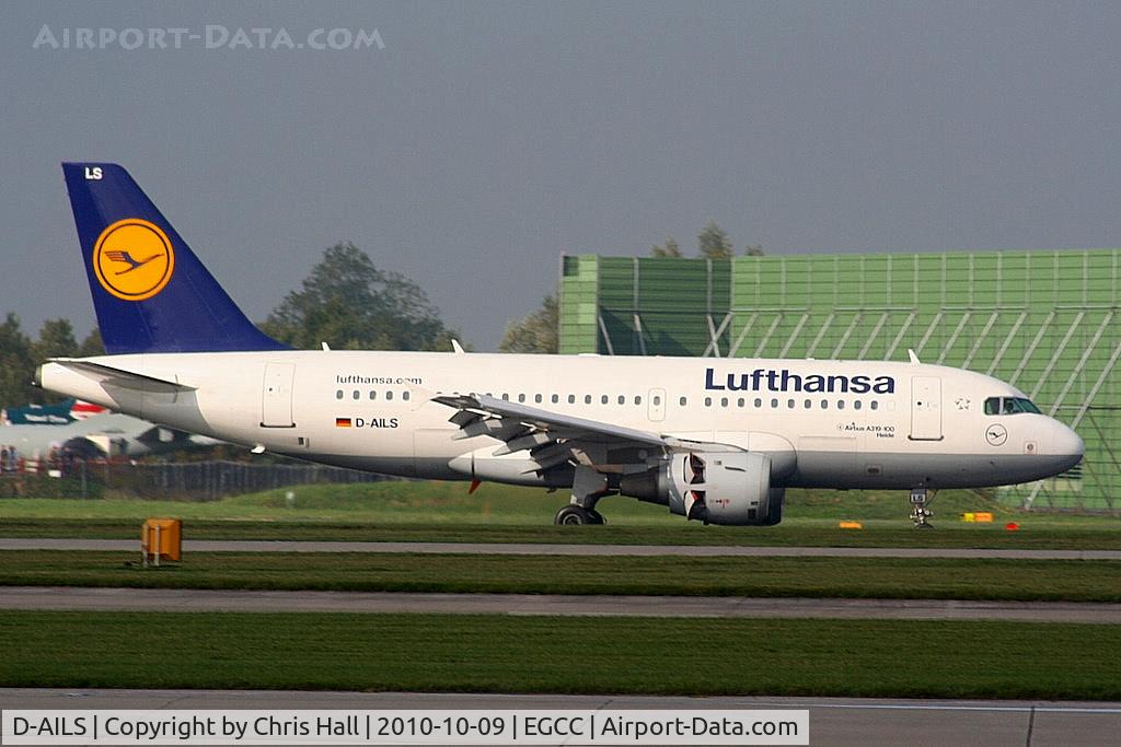 D-AILS, 1997 Airbus A319-114 C/N 729, Lufthansa