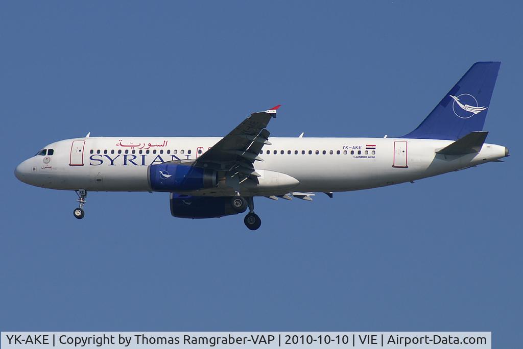 YK-AKE, 1999 Airbus A320-232 C/N 1085, Syrianair - Syrian Arab Airlines Airbus A320
