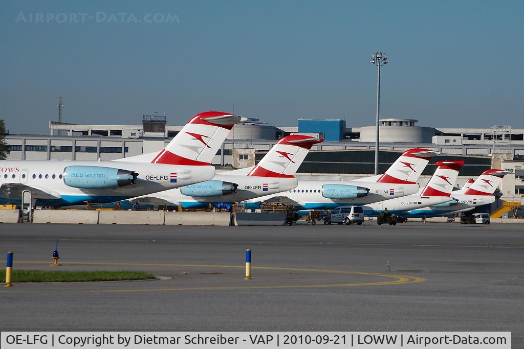 OE-LFG, 1995 Fokker 70 (F-28-0070) C/N 11549, Austrian Arrows Fokker 70
