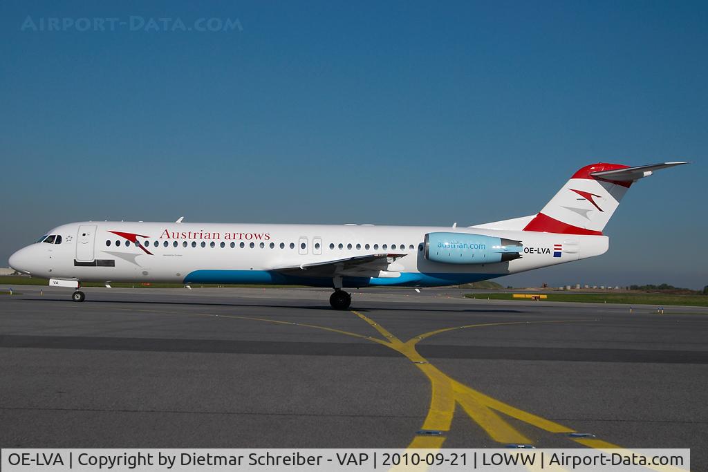 OE-LVA, 1994 Fokker 100 (F-28-0100) C/N 11490, Austrian Arrows Fokker 100