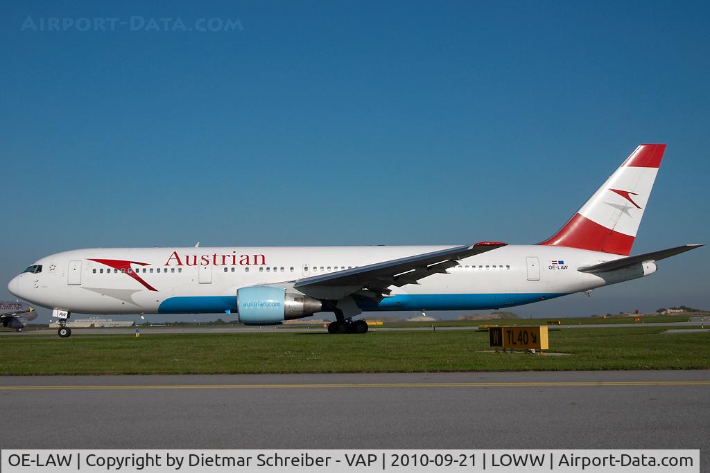 OE-LAW, 1992 Boeing 767-3Z9/ER C/N 26417, Austrian Airlines Boeing 767-300