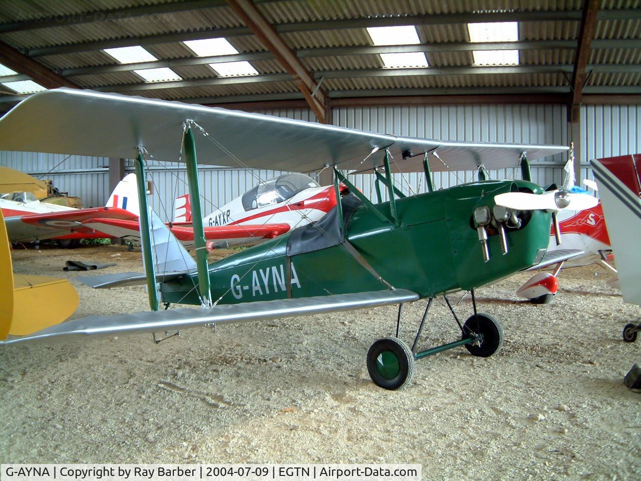 G-AYNA, 1973 Currie Wot C/N PFA 3016, Currie Wot [PFA 3016] Enstone~G 09/07/2004