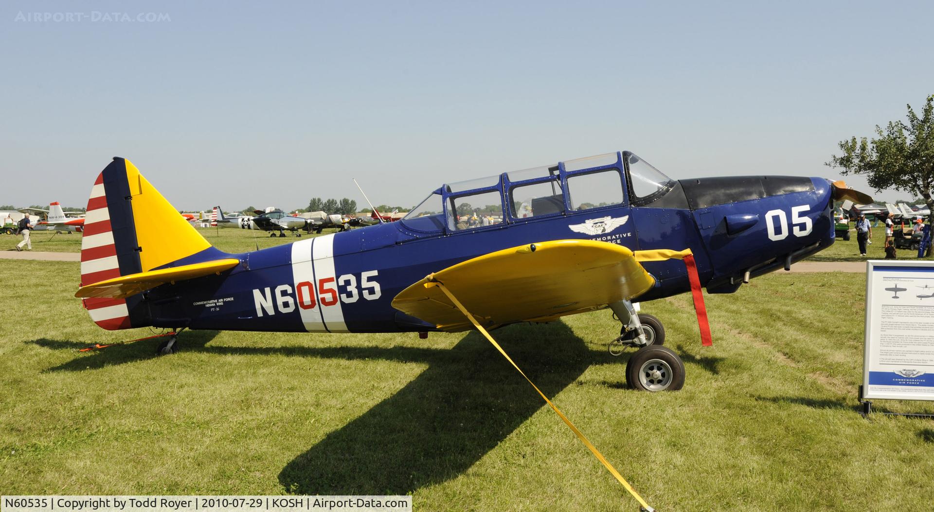 N60535, 1945 Fairchild M-62A-3 Cornell II C/N FX146, EAA AIRVENTURE 2010
