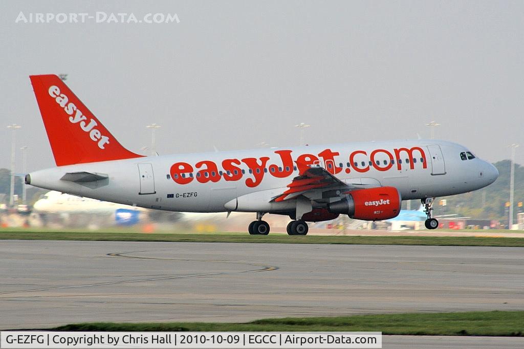 G-EZFG, 2009 Airbus A319-111 C/N 3845, easyJet