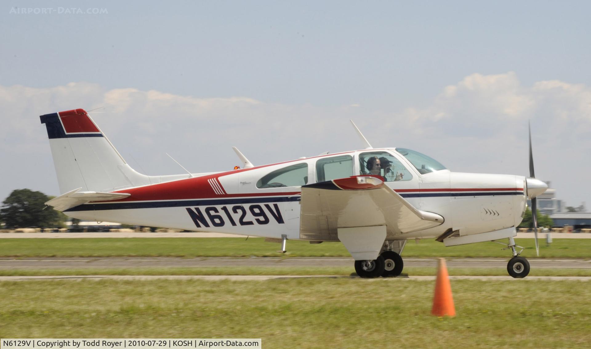 N6129V, 1965 Beech 35-C33 Debonair C/N CD-858, EAA AIRVENTURE 2010