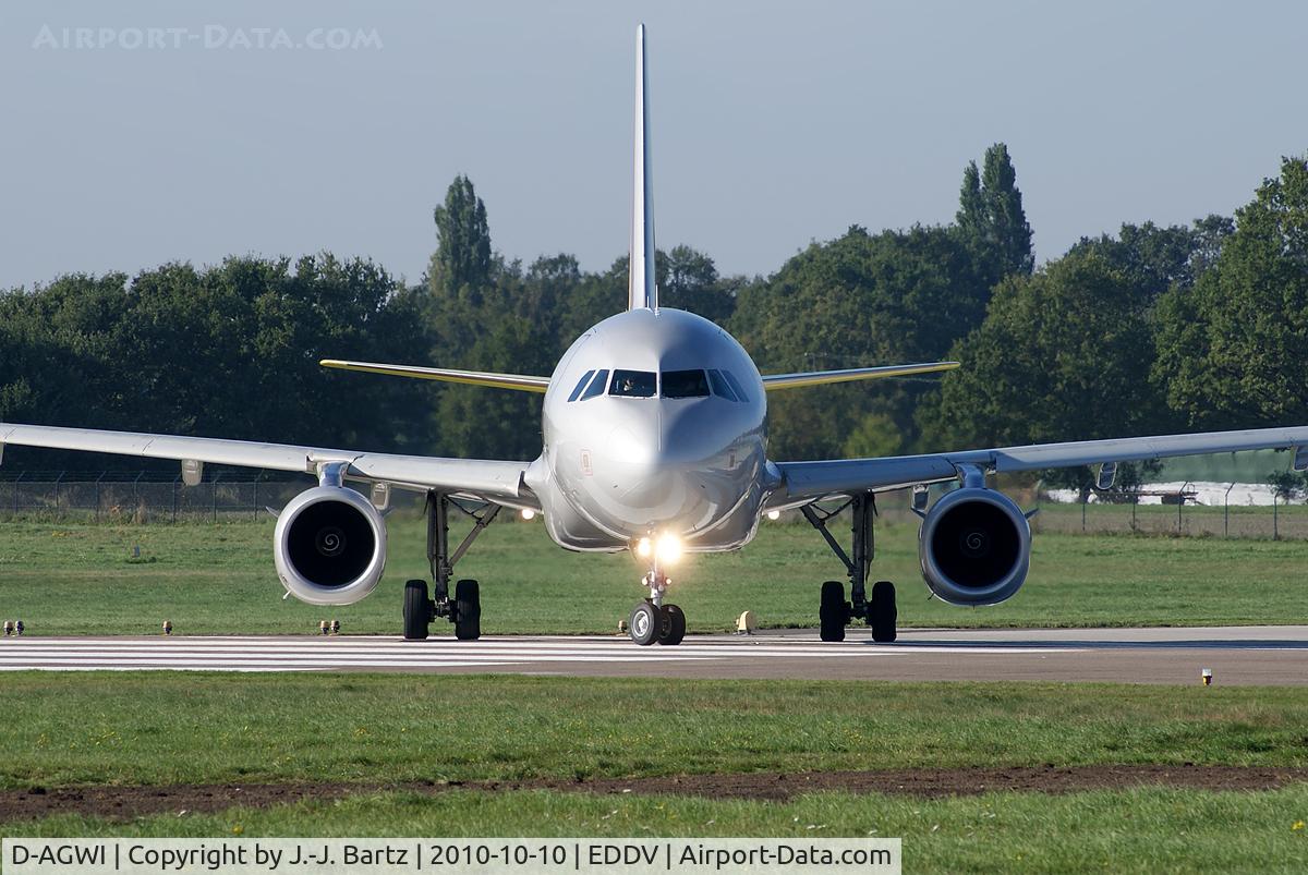 D-AGWI, 2008 Airbus A319-132 C/N 3358, DSLR-A230 (55-200mm)
