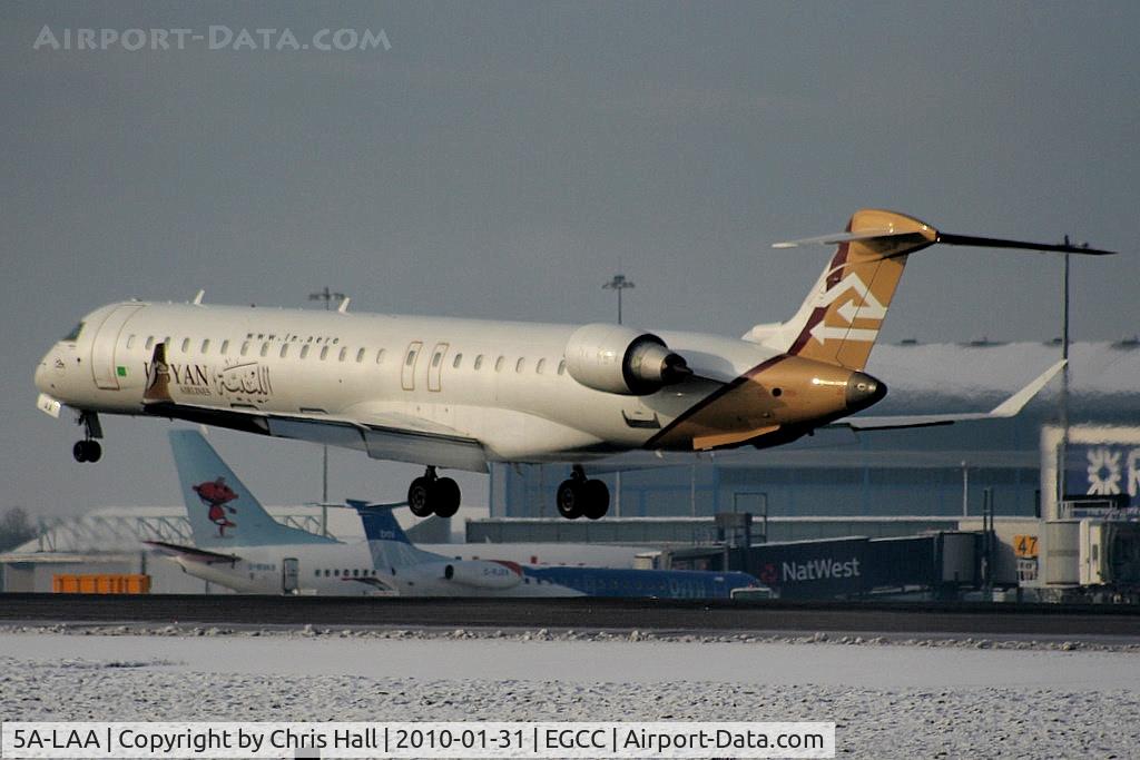 5A-LAA, 2007 Bombardier CRJ-900ER (CL-600-2D24) C/N 15120, Libyan Airlines
