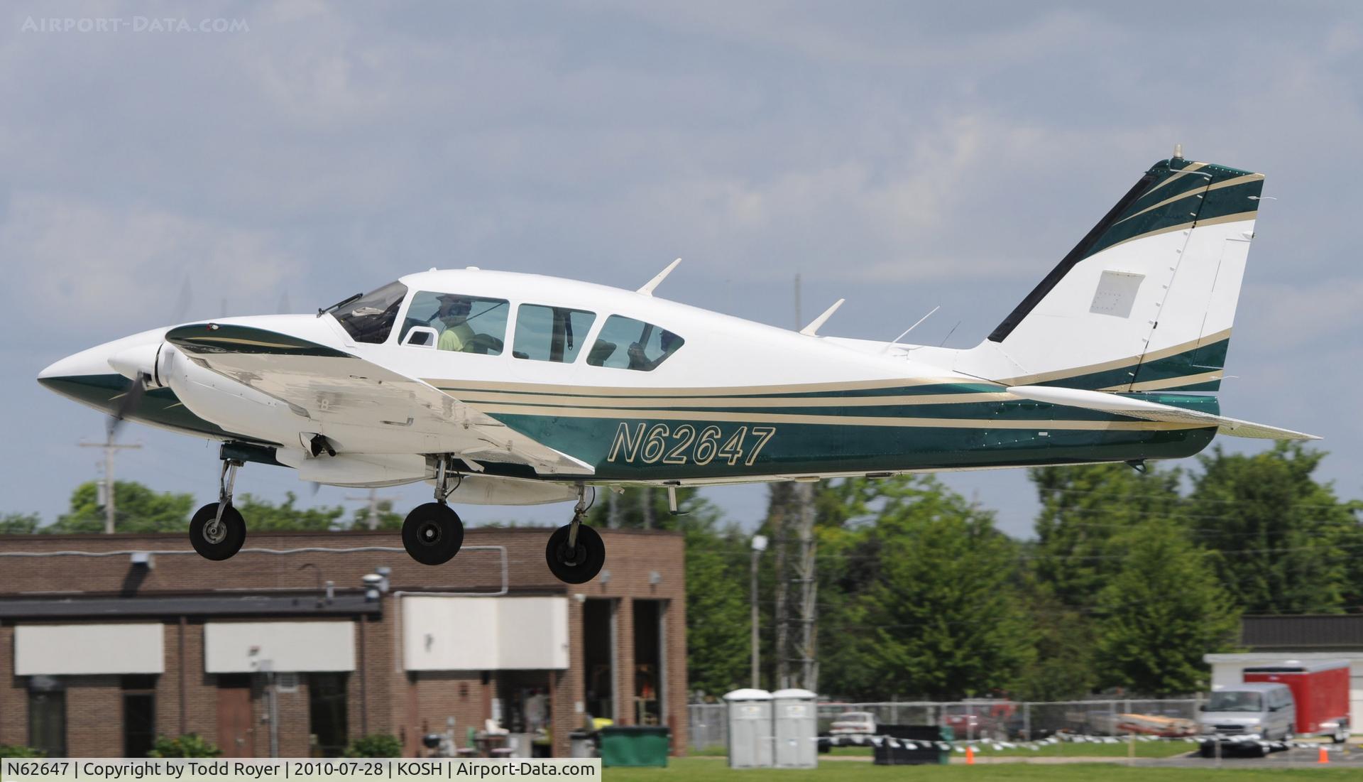 N62647, 1976 Piper PA-23-250 C/N 27-7654112, EAA AIRVENTURE 2010
