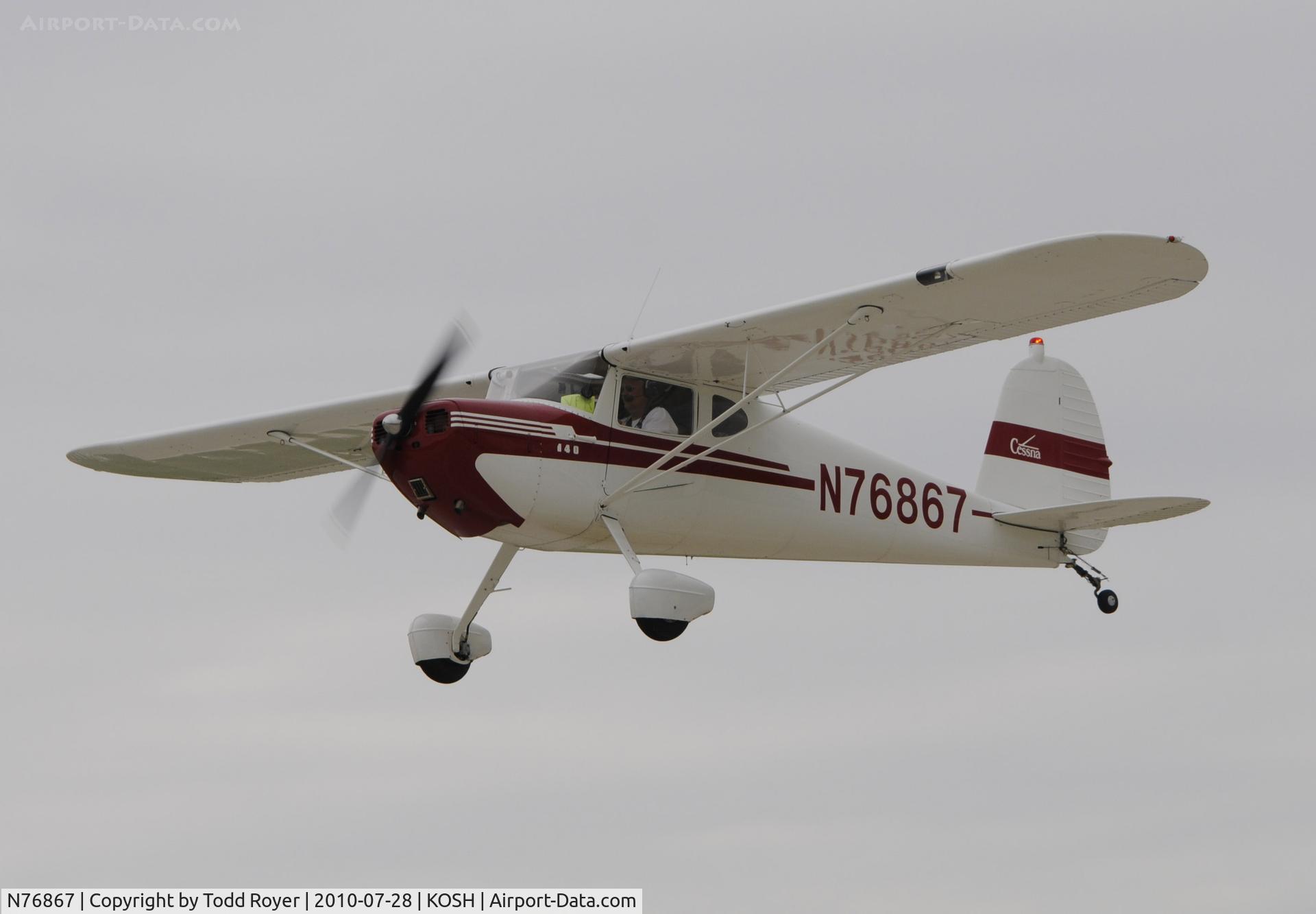 N76867, 1946 Cessna 140 C/N 11301, EAA AIRVENTURE 2010