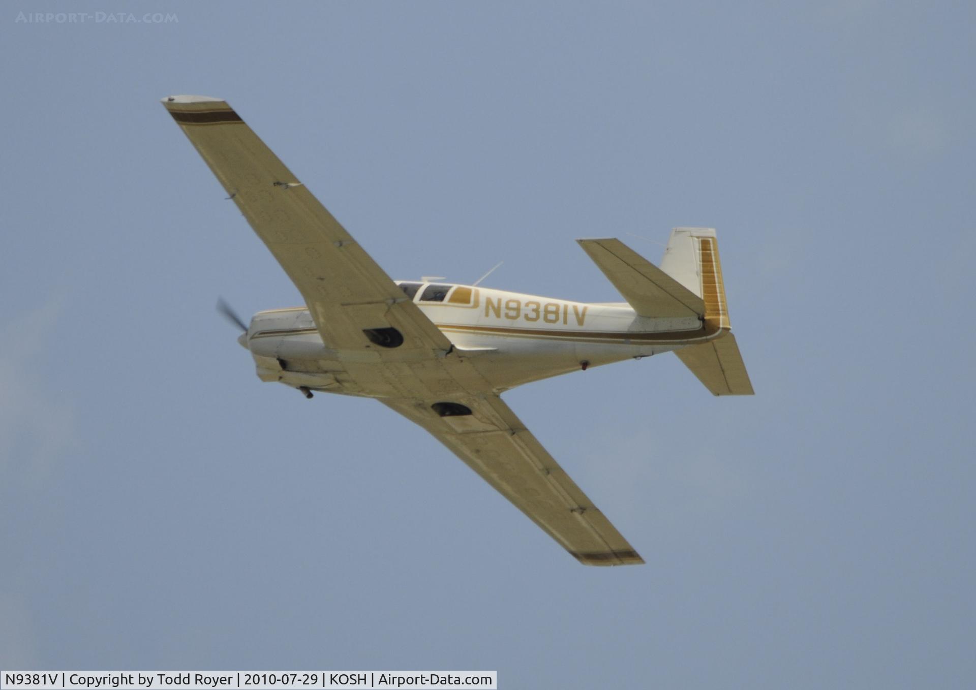 N9381V, 1969 Mooney M-20G Statesman C/N 700002, EAA AIRVENTURE 2010