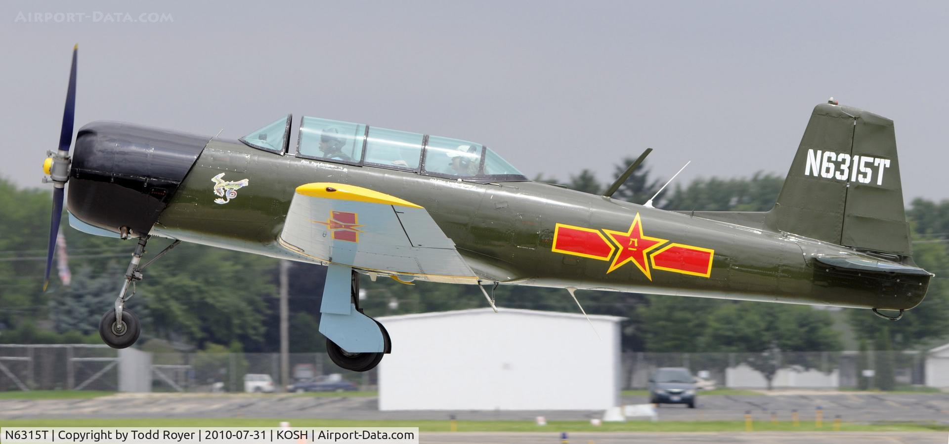 N6315T, 1968 Nanchang CJ-6A C/N 2332045, EAA AIRVENTURE 2010
