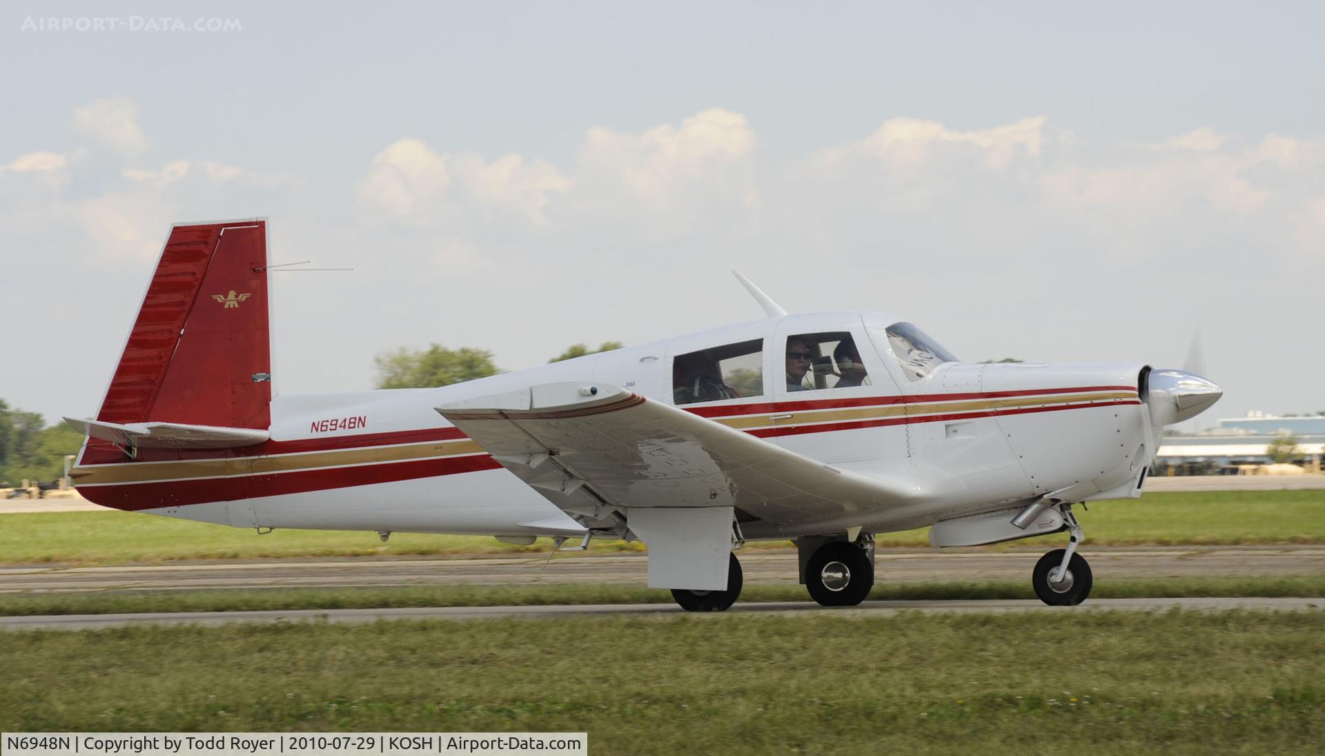 N6948N, 1968 Mooney M20C Ranger C/N 680195, EAA AIRVENTURE 2010
