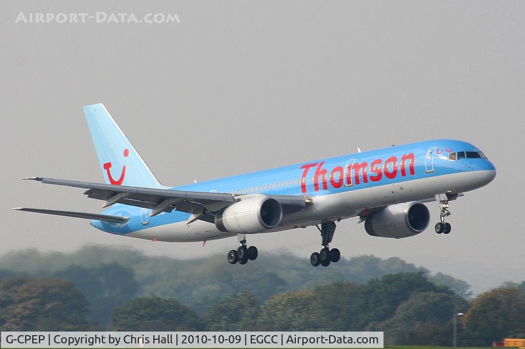 G-CPEP, 1991 Boeing 757-2Y0 C/N 25268, Thomson