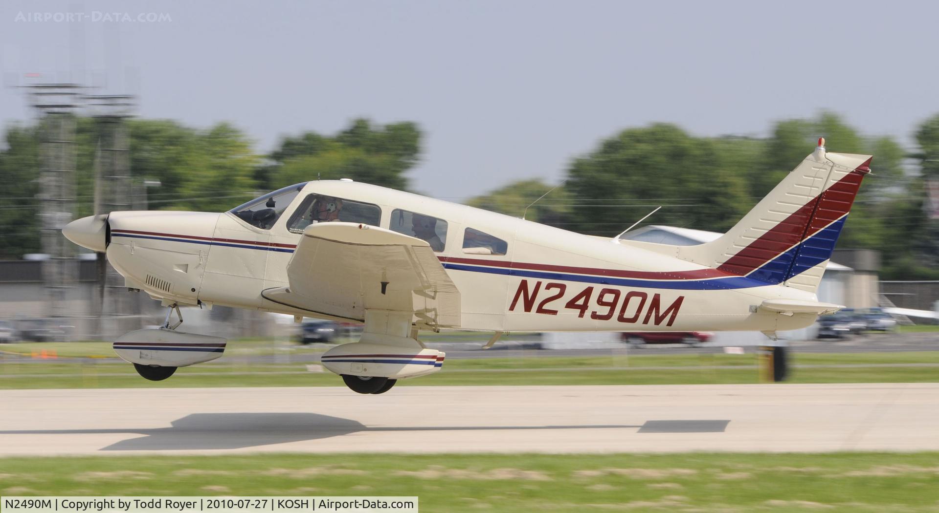 N2490M, 1977 Piper PA-28-181 C/N 28-7890254, EAA AIRVENTURE 2010
