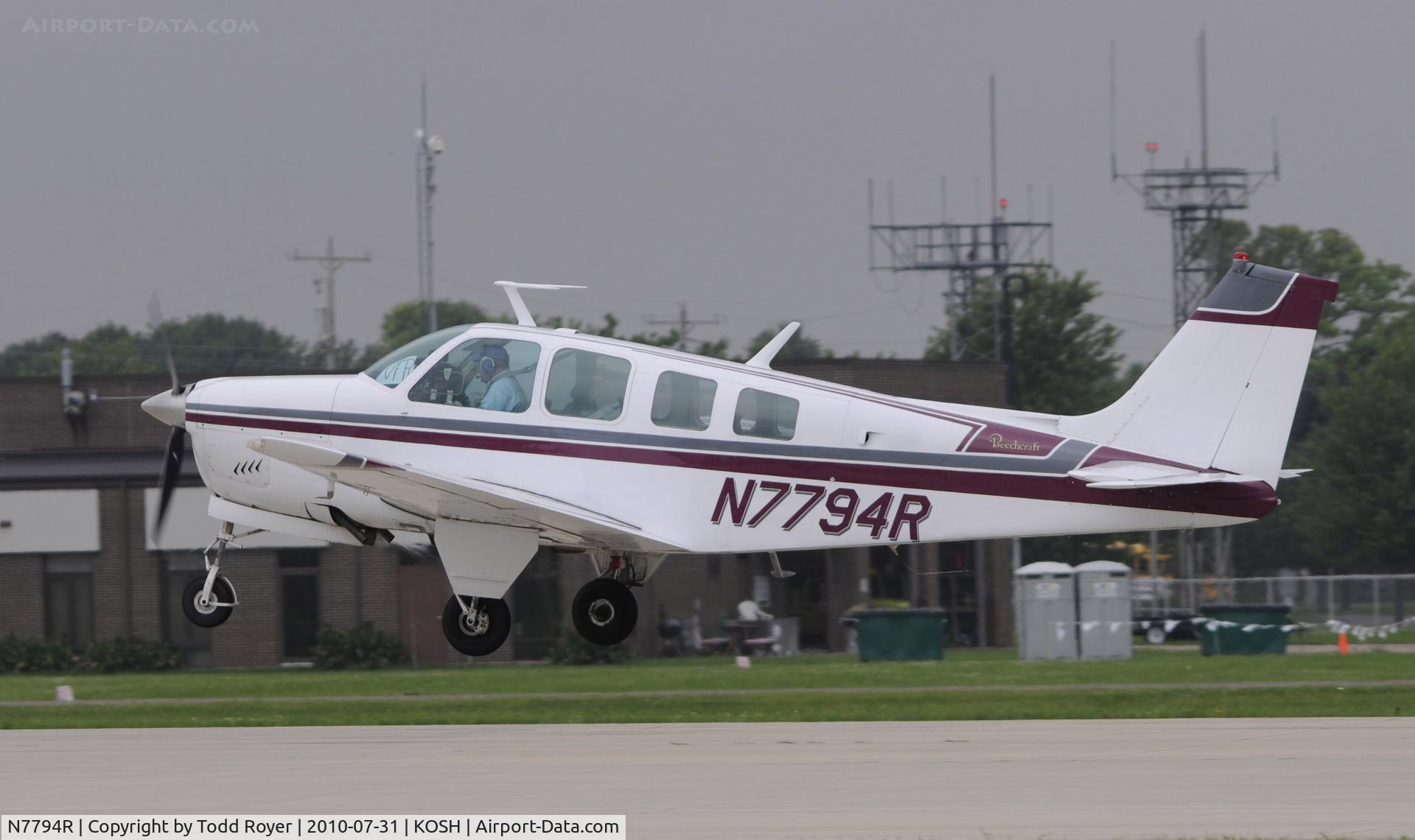 N7794R, 1968 Beech 36 Bonanza C/N E-126, EAA AIRVENTURE 2010