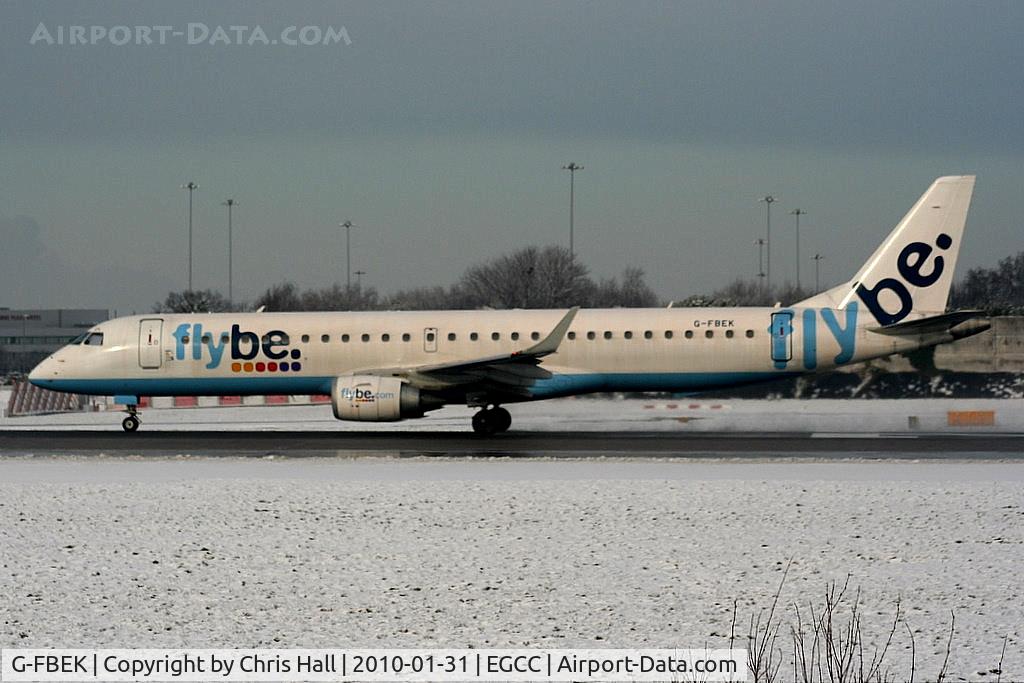 G-FBEK, 2008 Embraer 195LR (ERJ-190-200LR) C/N 19000168, flybe