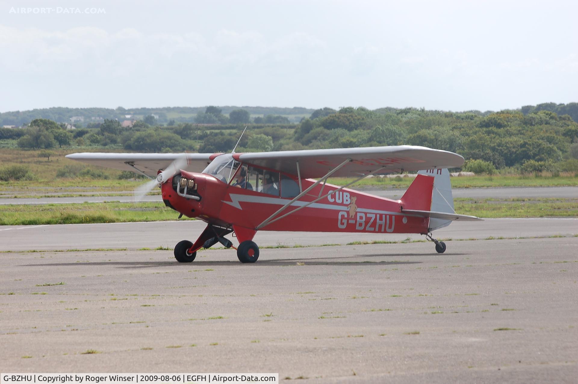 G-BZHU, 1982 Wag-Aero Sport Trainer C/N AACA/351, Visiting aircraft.