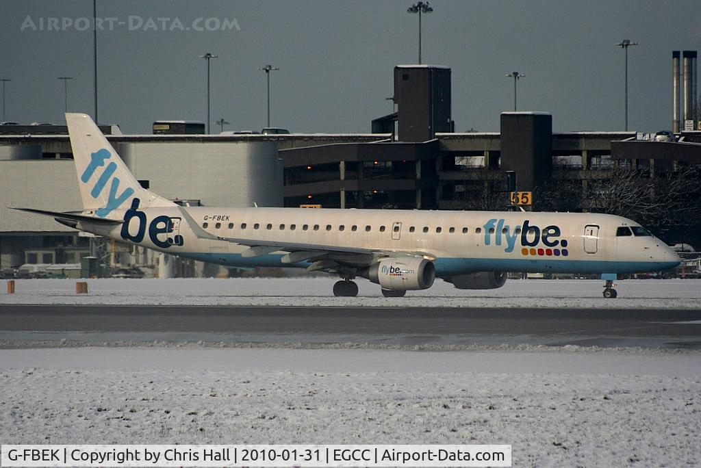 G-FBEK, 2008 Embraer 195LR (ERJ-190-200LR) C/N 19000168, flybe