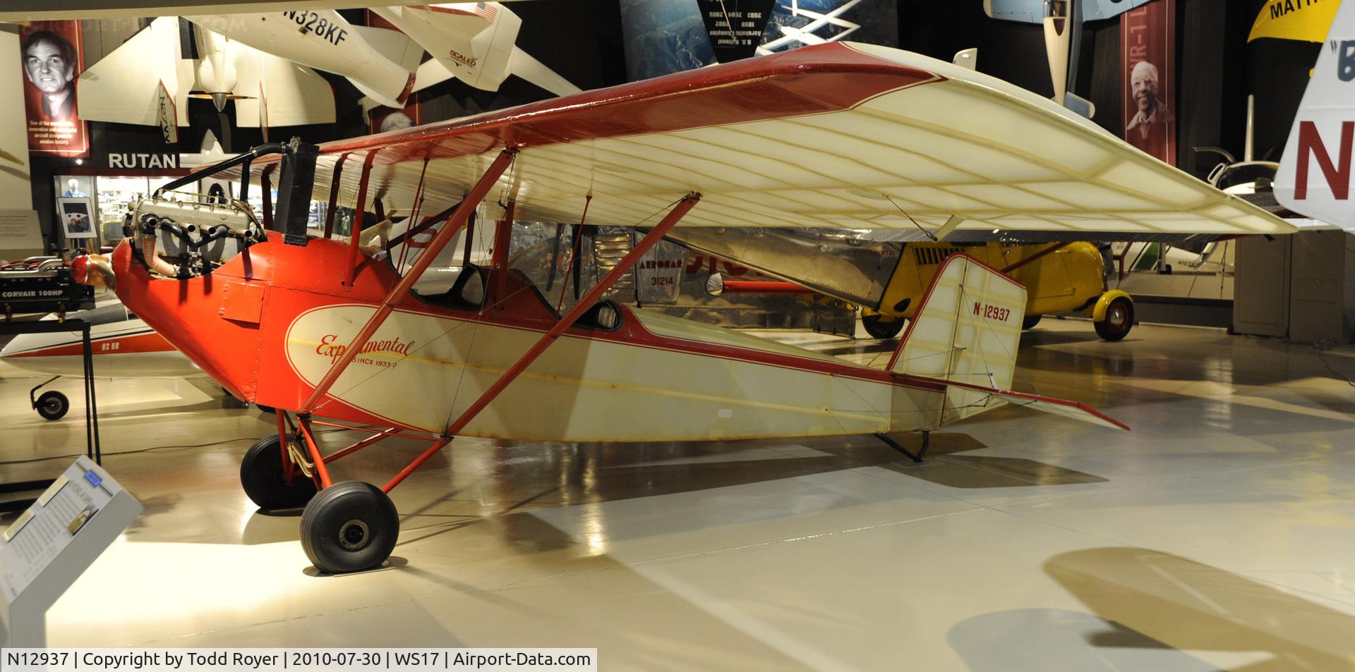 N12937, 1933 Pietenpol Air Camper C/N 1 (N12937), EAA AIRMUSEUM