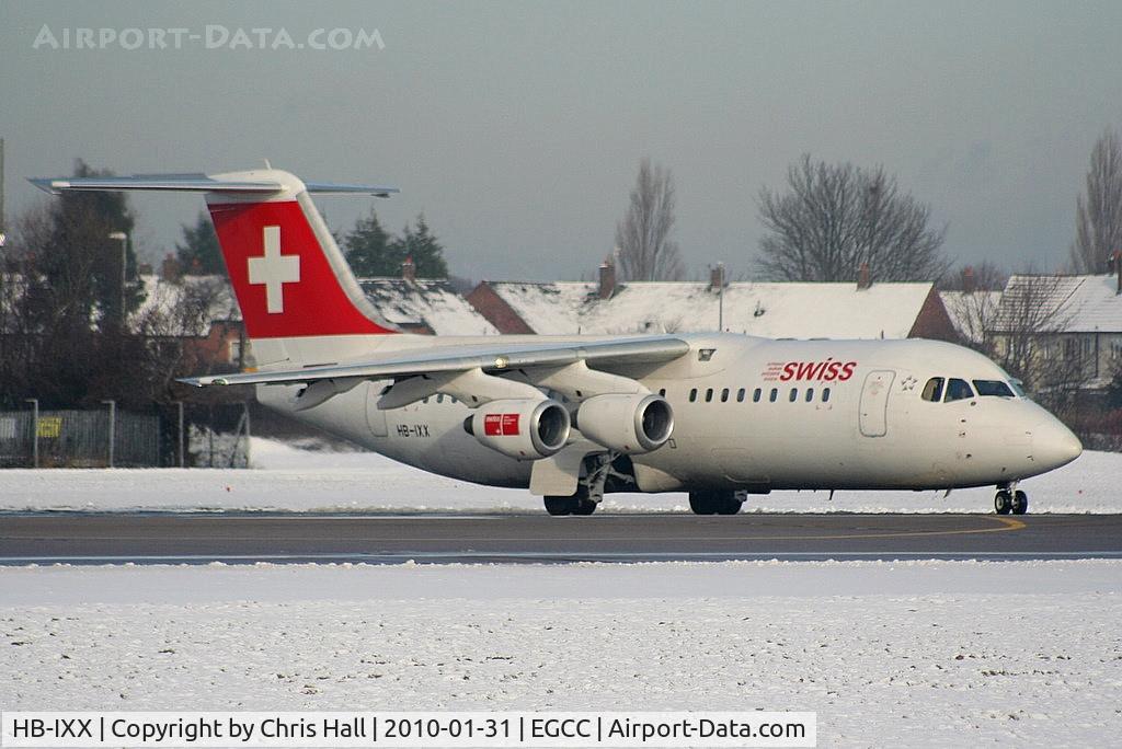 HB-IXX, 1995 British Aerospace Avro 146-RJ100 C/N E3262, Swiss European Airlines