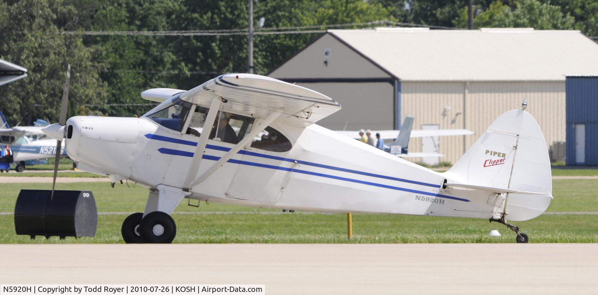 N5920H, 1949 Piper PA-16 Clipper C/N 16-532, EAA AIRVENTURE 2010