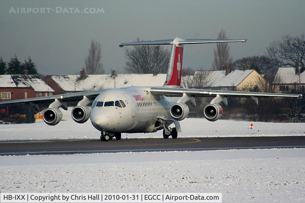 HB-IXX, 1995 British Aerospace Avro 146-RJ100 C/N E3262, Swiss European Air Lines