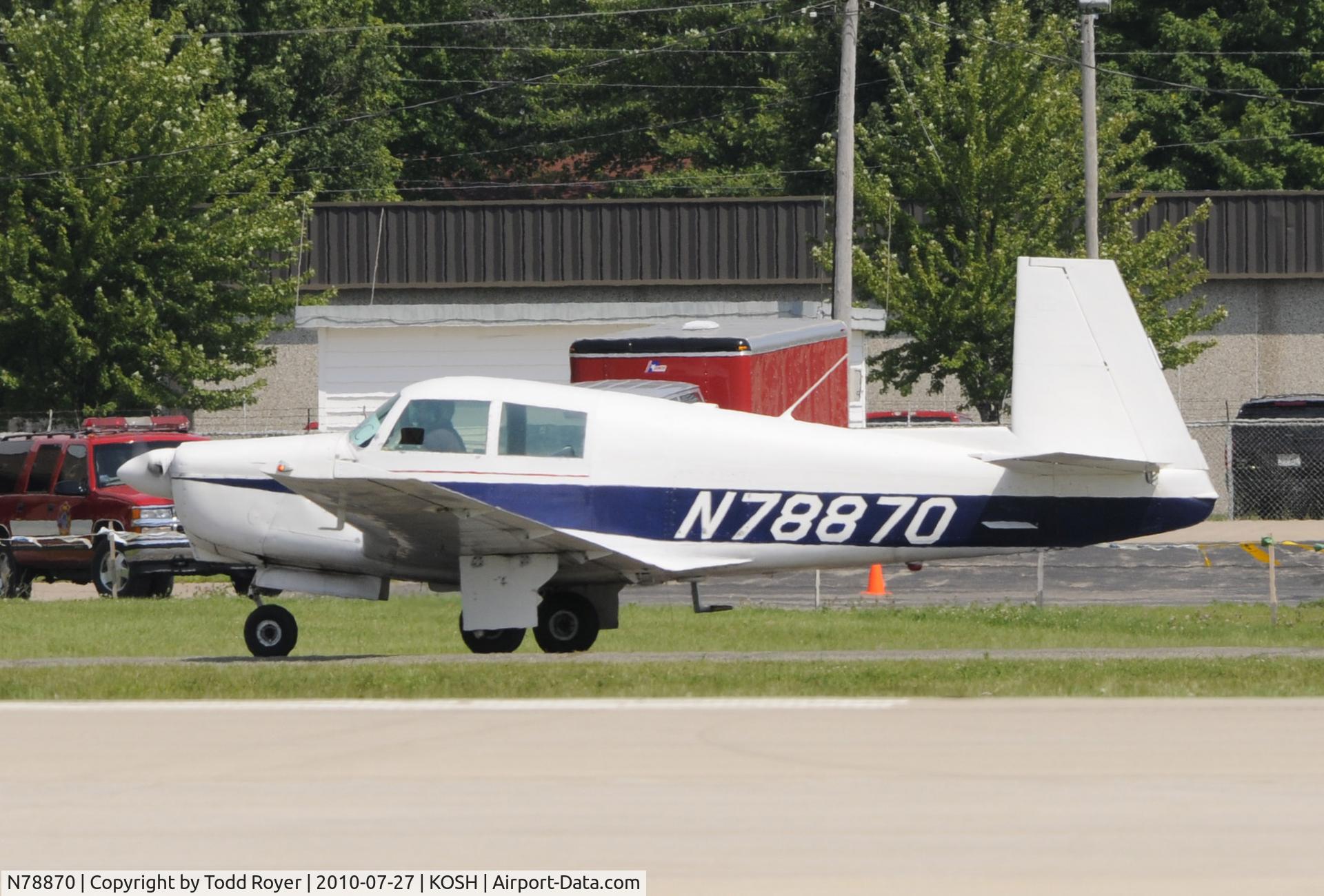 N78870, 1964 Mooney M20C Ranger C/N 2885, EAA AIRVENTURE 2010