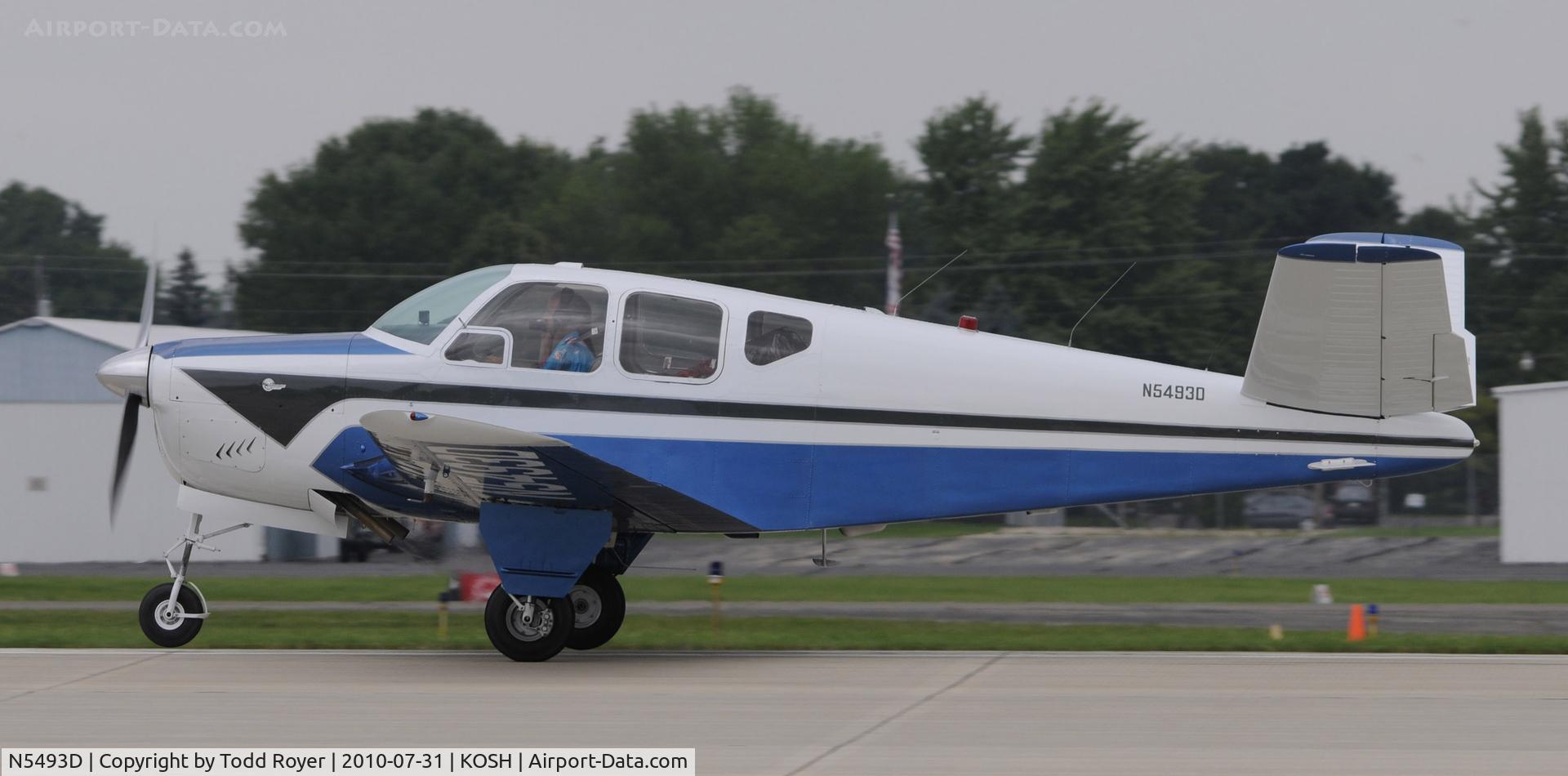 N5493D, 1957 Beech H35 Bonanza C/N D-5022, EAA AIRVENTURE 2010