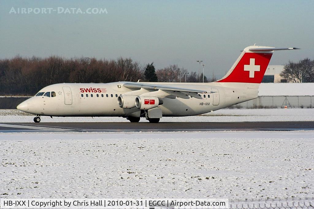 HB-IXX, 1995 British Aerospace Avro 146-RJ100 C/N E3262, Swiss European Air Lines