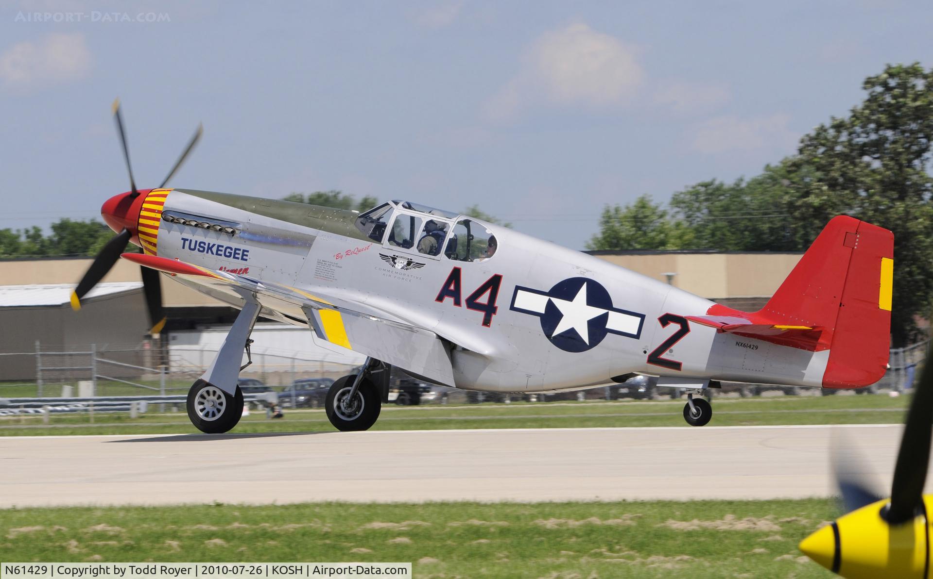 N61429, 1942 North American P-51C Mustang C/N 103-26199, EAA AIRVENTURE 2010