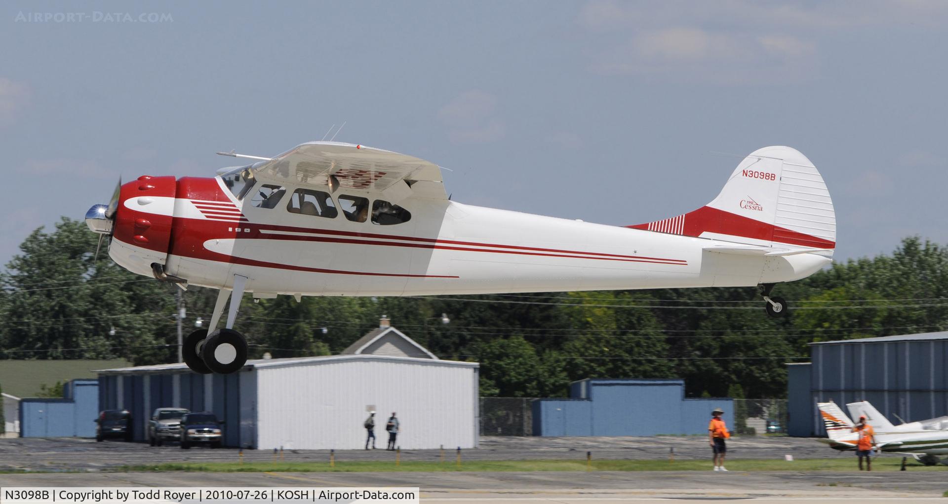 N3098B, 1952 Cessna 190 C/N 7983, EAA AIRVENTURE 2010