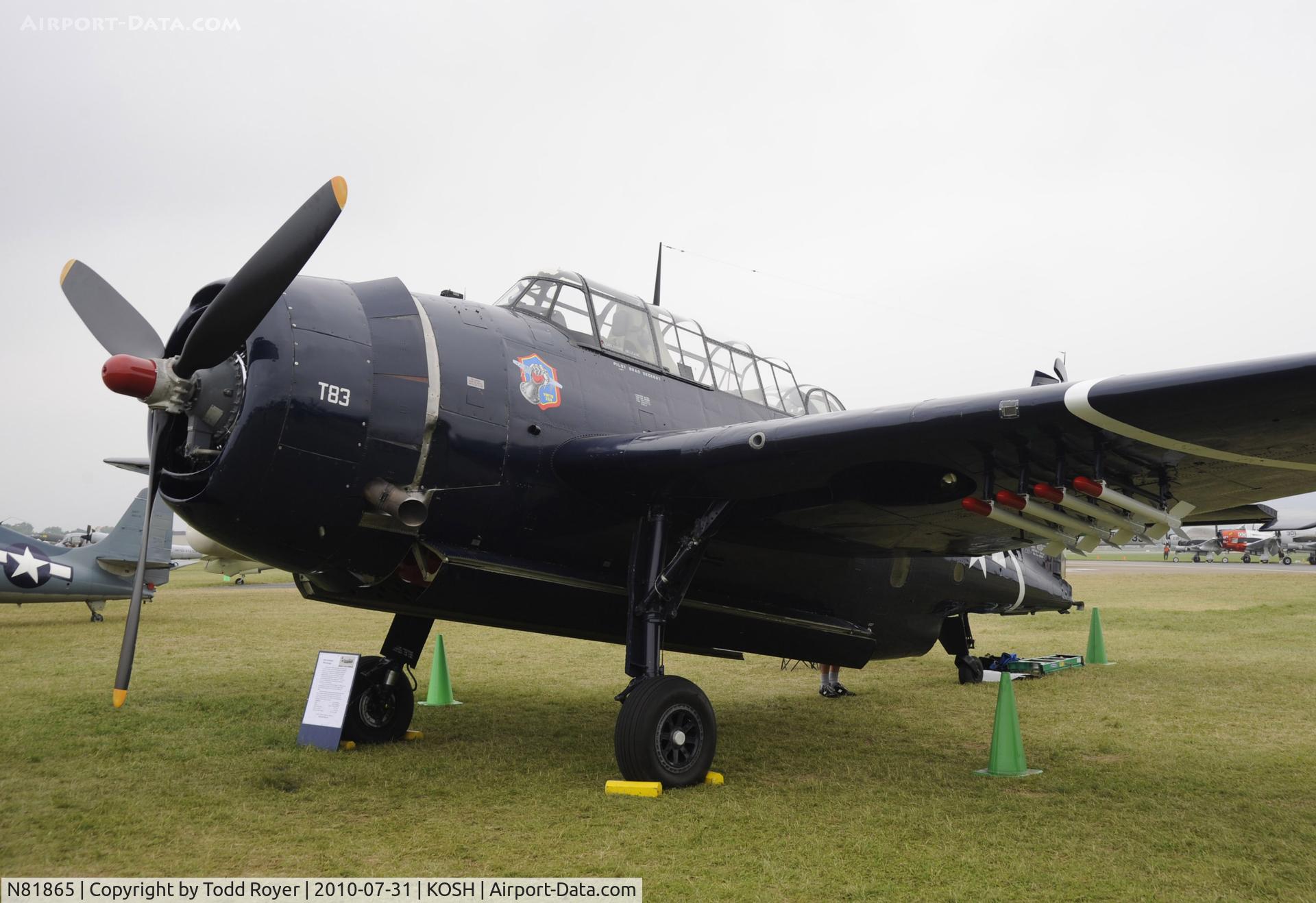 N81865, 1945 Grumman TBM-3E Avenger C/N 5632, EAA AIRVENTURE 2010