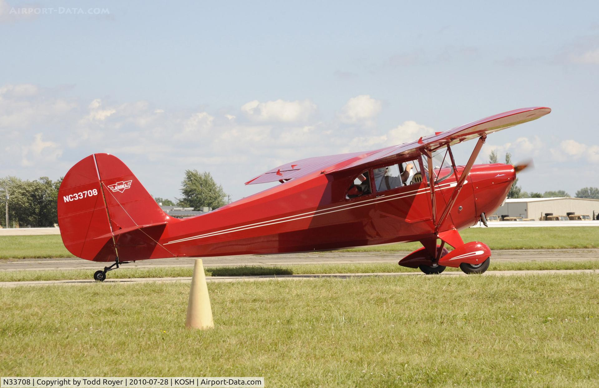 N33708, 1941 Aeronca 65-CA Super Chief C/N CA12751, EAA AIRVENTURE 2010