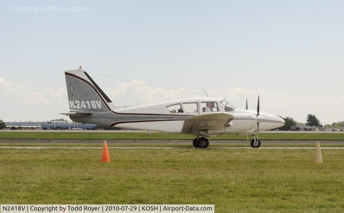 N2418V, 1960 Piper PA-23-250 C/N 27-81, EAA AIRVENTURE 2010