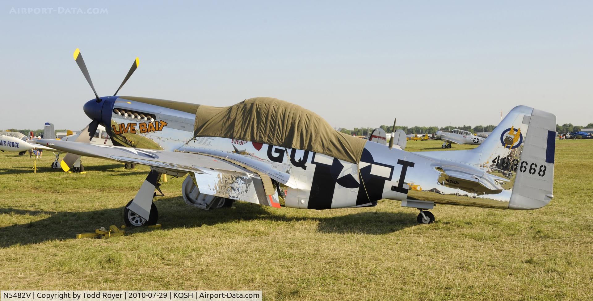 N5482V, North American P-51D Mustang C/N 44-73343N, EAA AIRVENTURE 2010