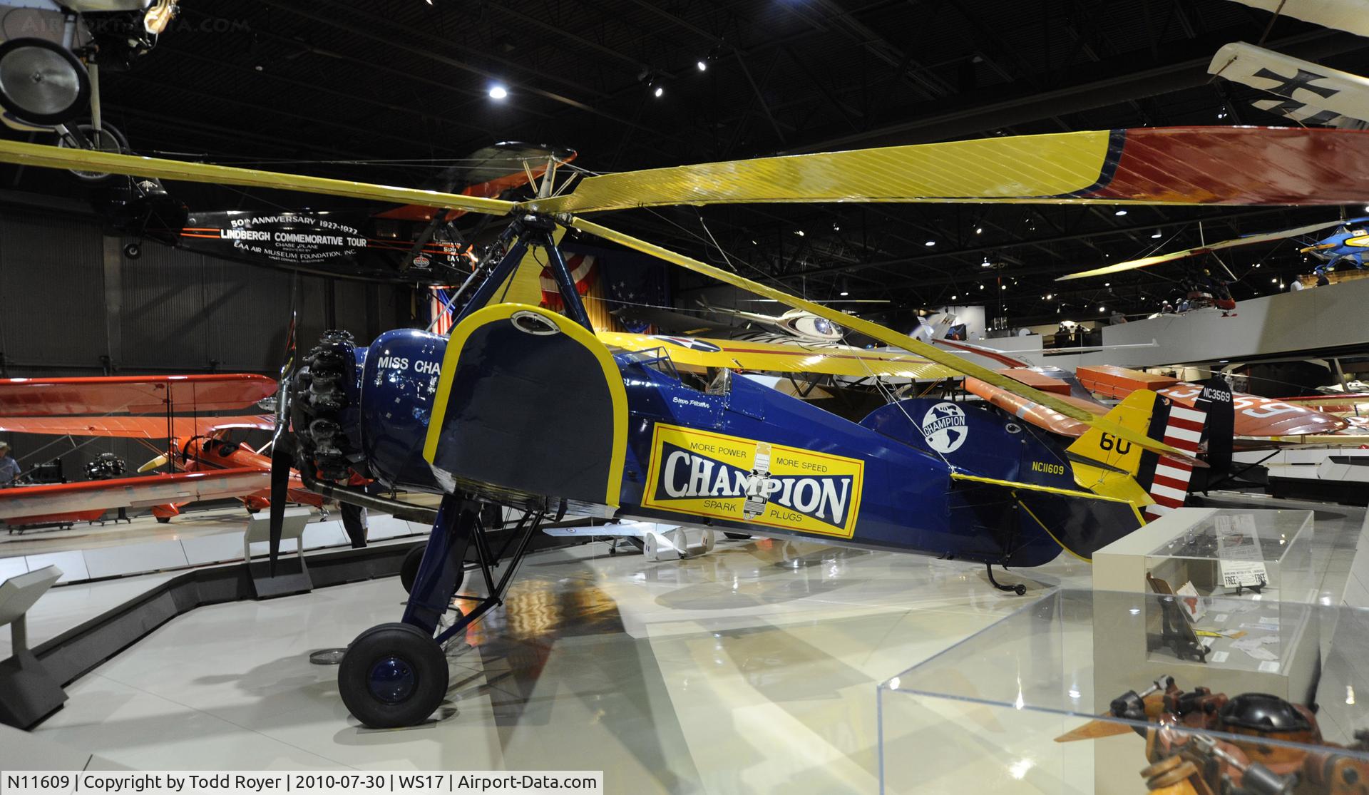 N11609, 1931 Pitcairn-Cierva PCA-2 C/N B-27, EAA AIRMUSEUM