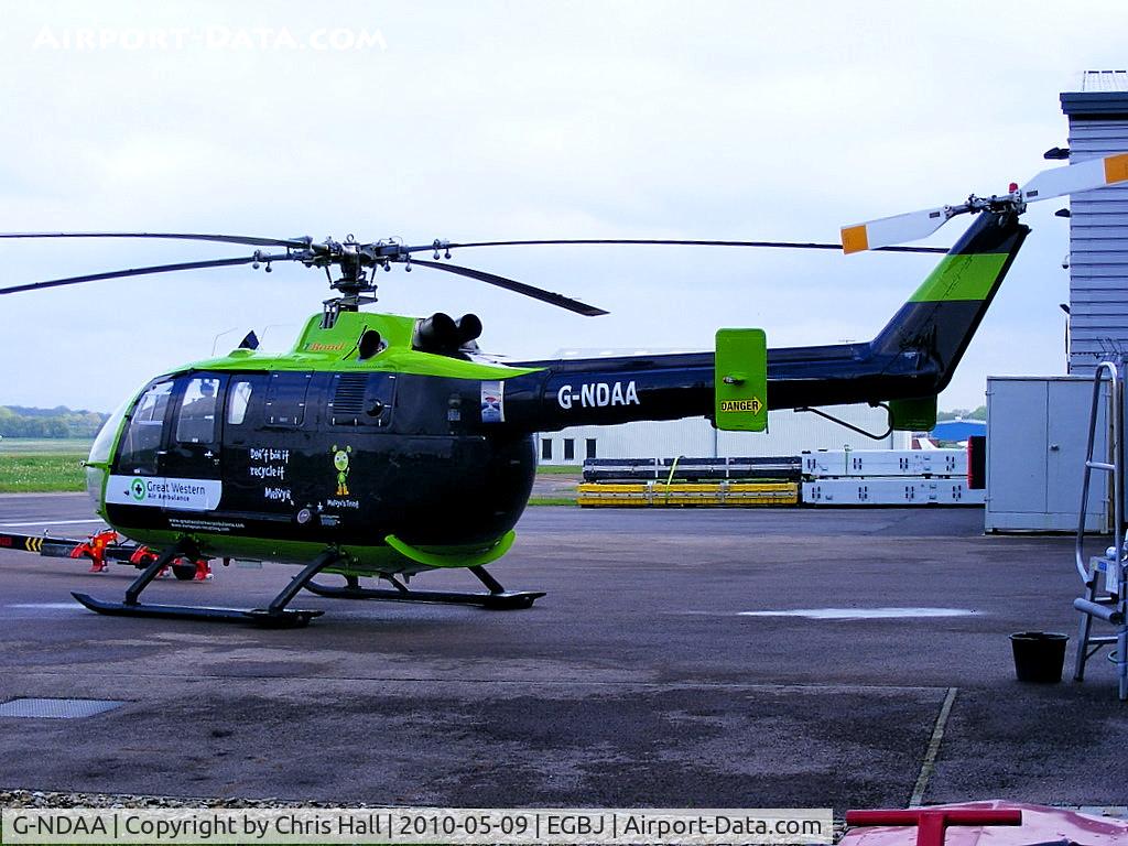 G-NDAA, 1974 MBB Bo-105DBS-4 C/N S-135/914, Great Western Air Ambulance