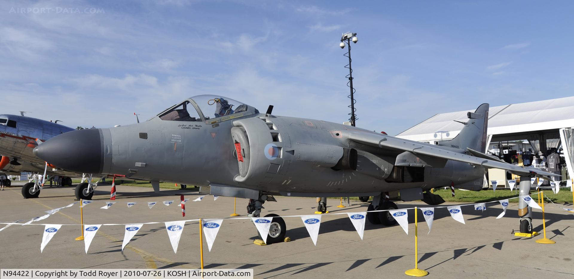 N94422, 1979 British Aerospace Sea Harrier F/A.2 C/N 41H-912002/DB2, EAA AIRVENTURE 2010