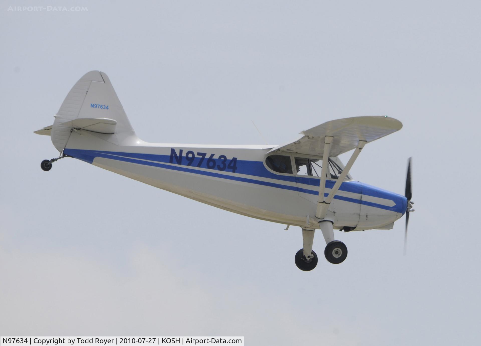N97634, 1946 Stinson 108 Voyager C/N 108-634, EAA AIRVENTURE 2010
