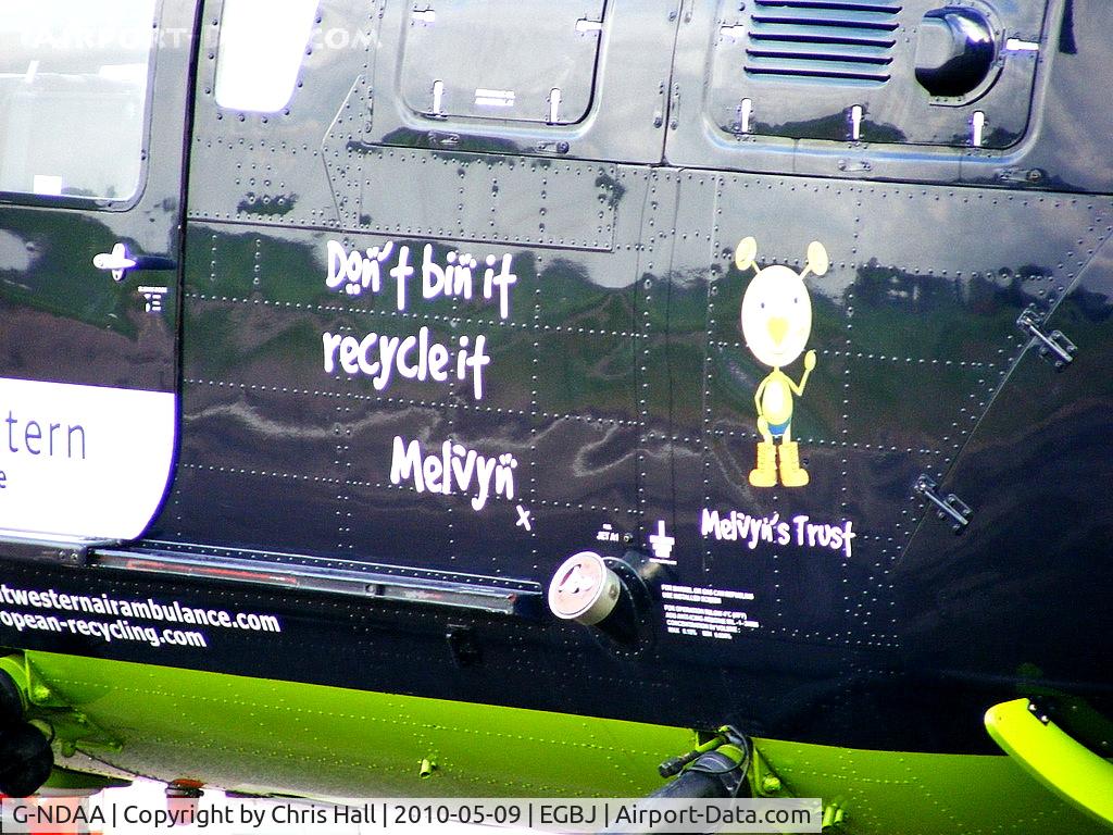 G-NDAA, 1974 MBB Bo-105DBS-4 C/N S-135/914, Great Western Air Ambulance