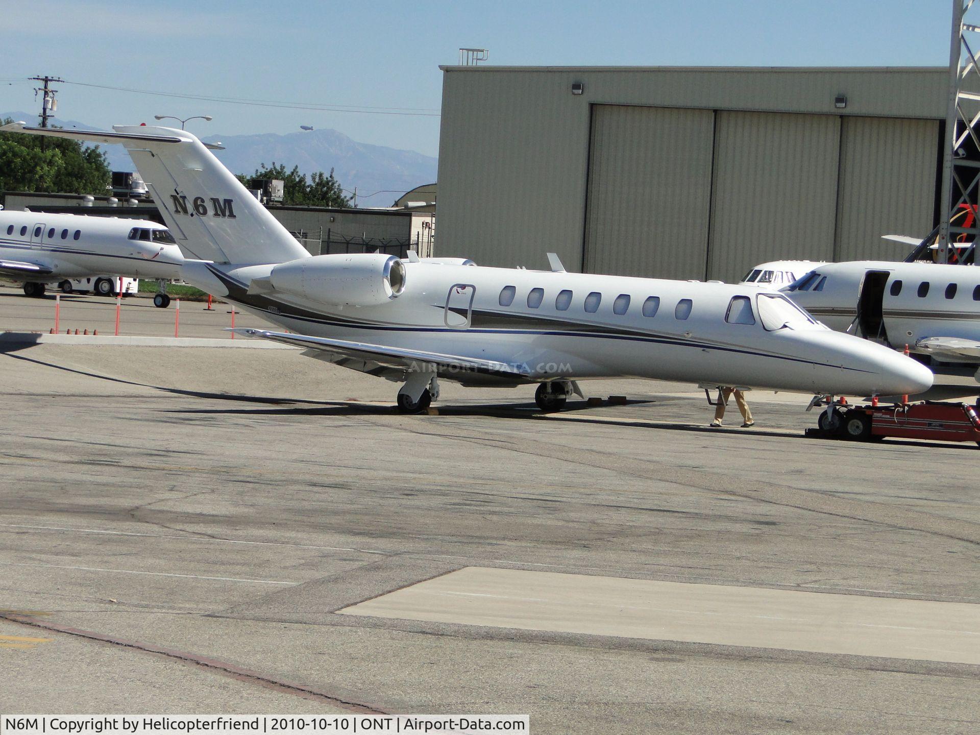 N6M, 2008 Cessna 525B CitationJet CJ3 C/N 525B0256, Parked at southeast side parking area