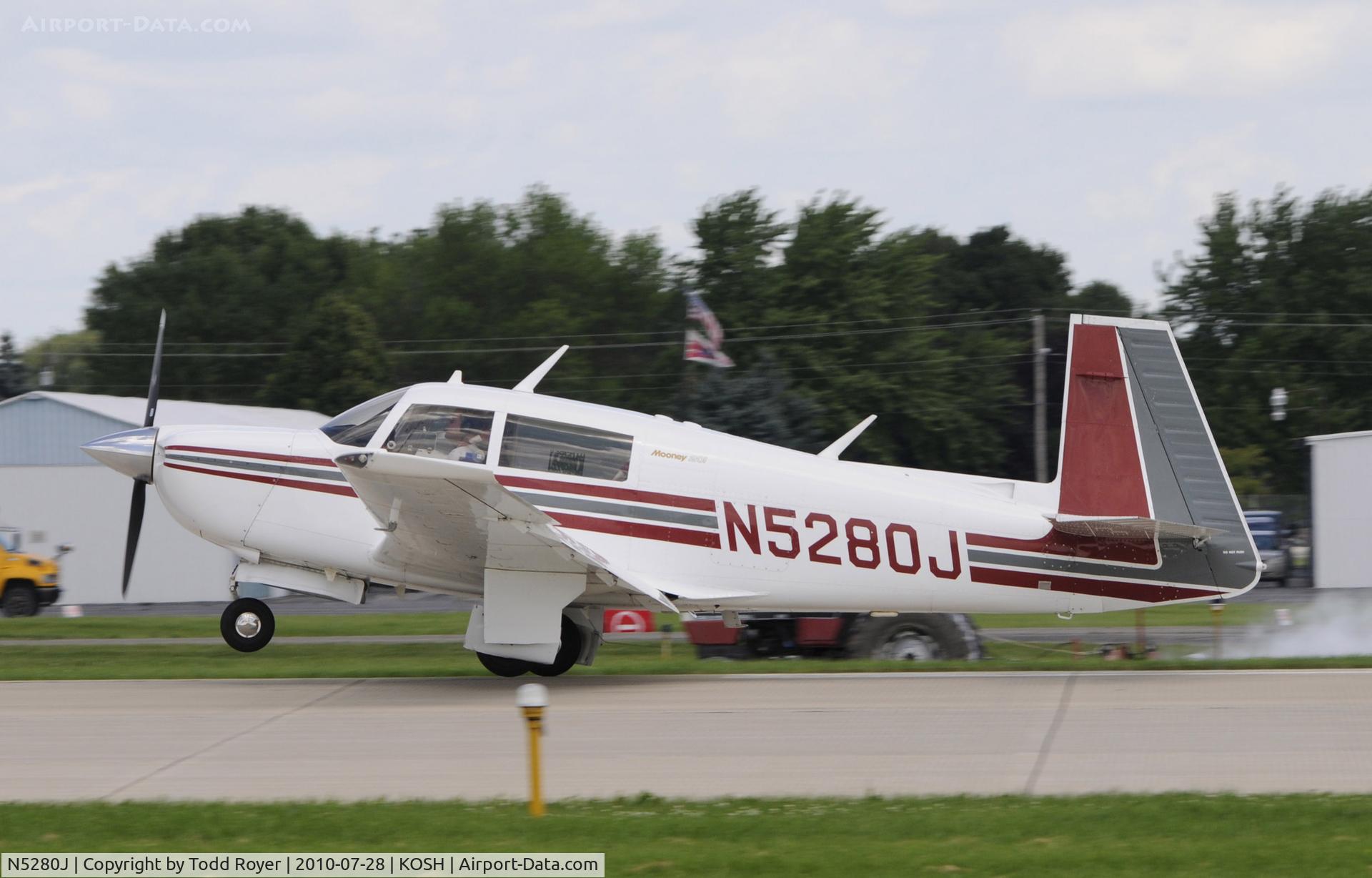 N5280J, Mooney M20J 201 C/N 24-1679, EAA AIRVENTURE 2010