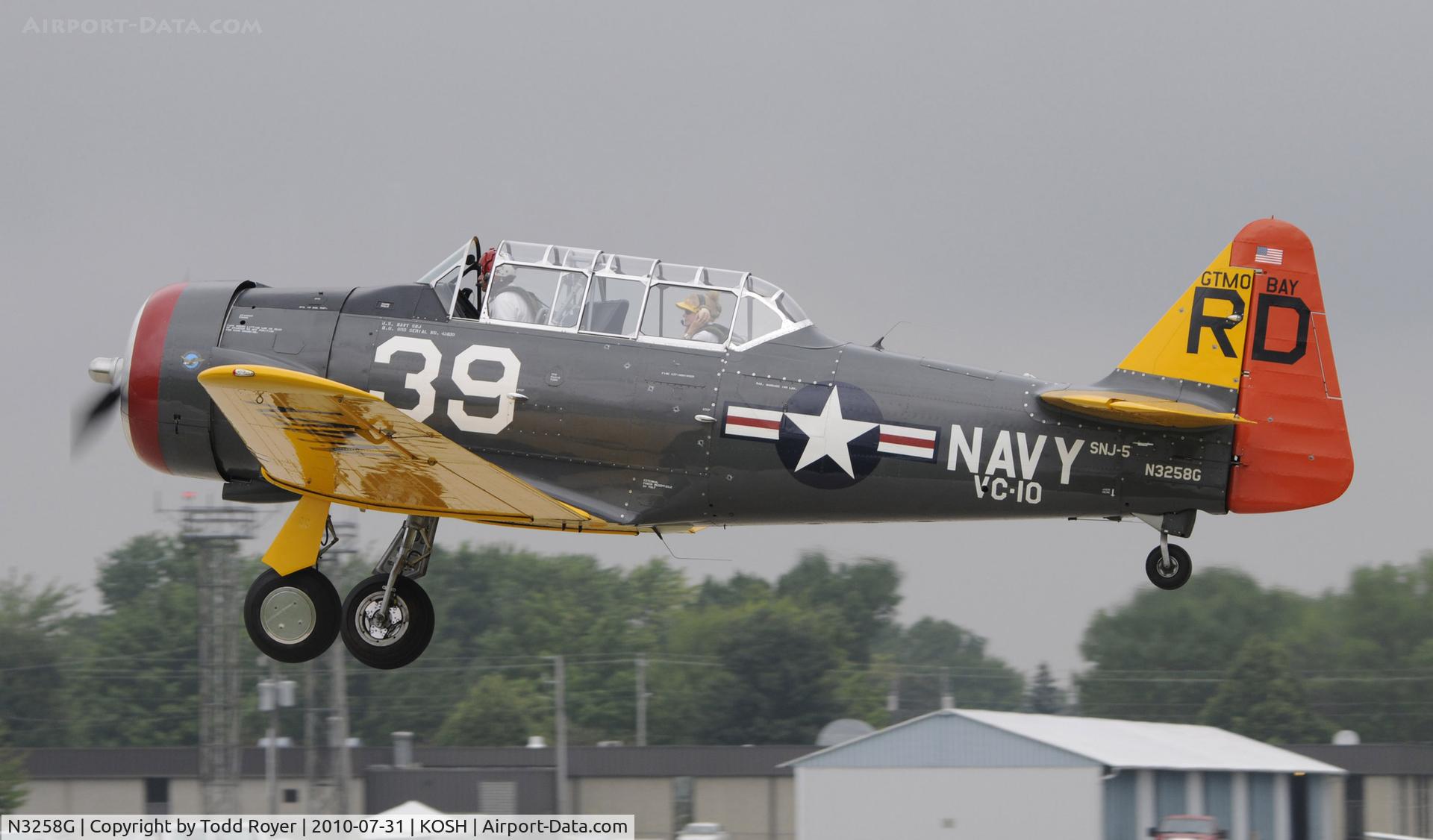 N3258G, North American AT-6D Texan C/N 43839, EAA AIRVENTURE 2010
