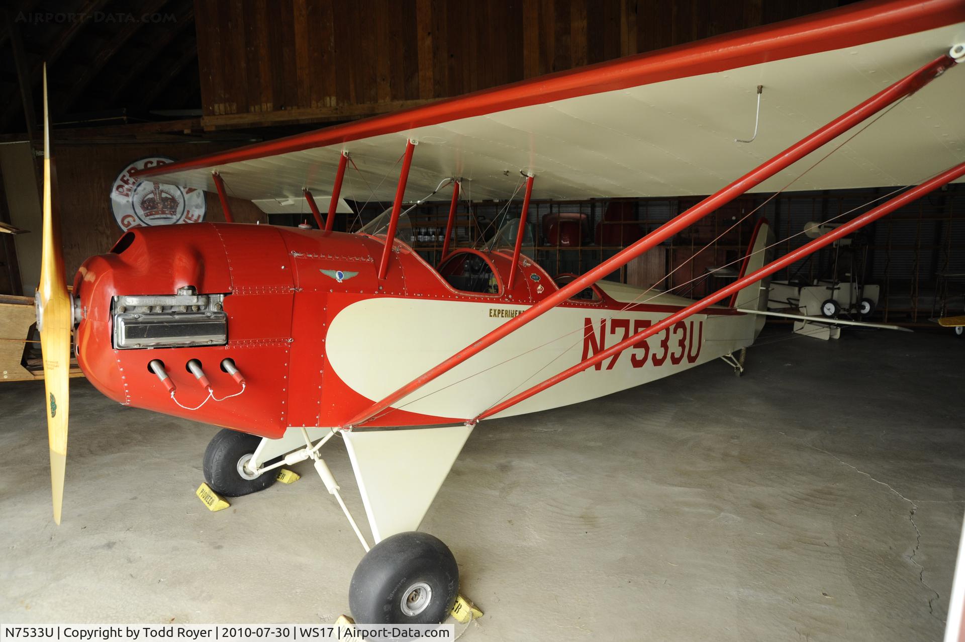 N7533U, 1966 Pietenpol B4A Air Camper C/N 20, EAA AIRMUSEUM
