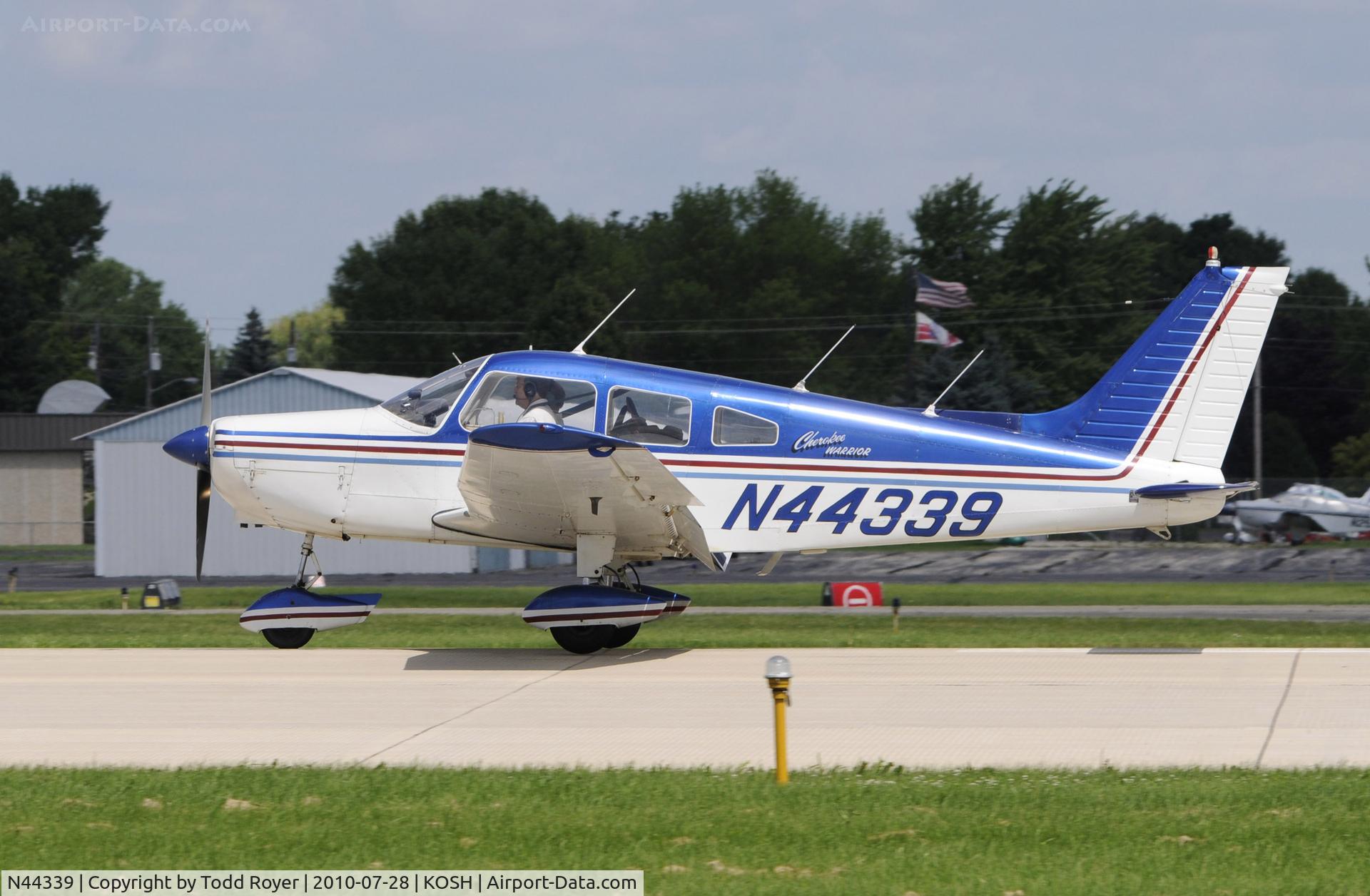 N44339, 1974 Piper PA-28-151 Cherokee Warrior C/N 28-7415623, EAA AIRVENTURE 2010