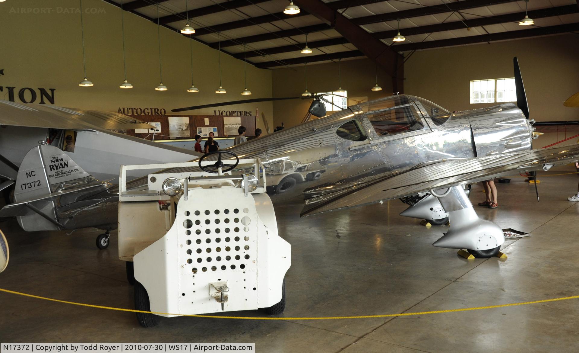 N17372, 1937 Ryan Aeronautical SCW-145 C/N 201, EAA AIRMUSEUM