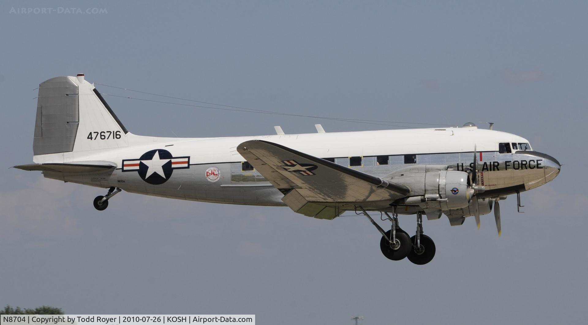 N8704, 1944 Douglas DC3C-S4C4G (TC-47B-30-DK) C/N 33048, EAA AIRVENTURE 2010