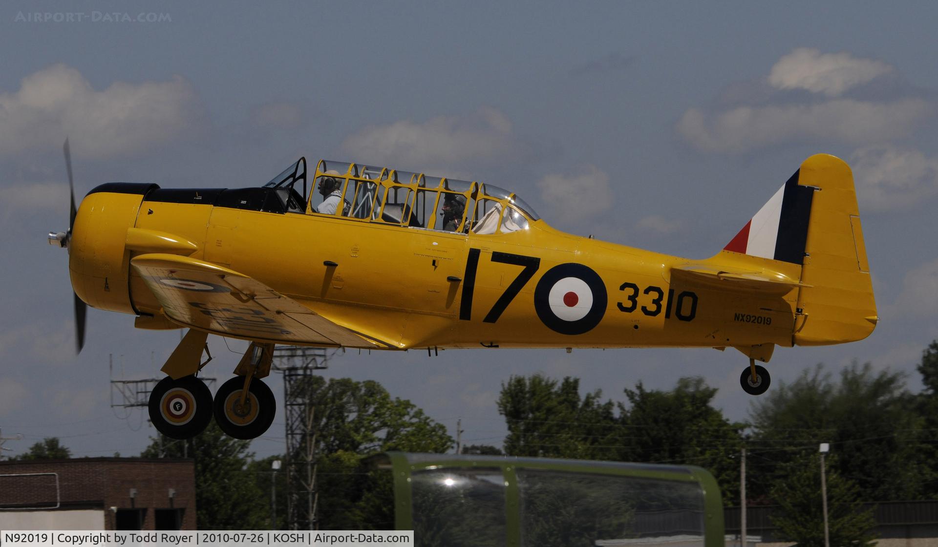 N92019, 1941 Canadian Car & Foundry T-6 Harvard Mk.II C/N 07-184, EAA AIRVENTURE 2010