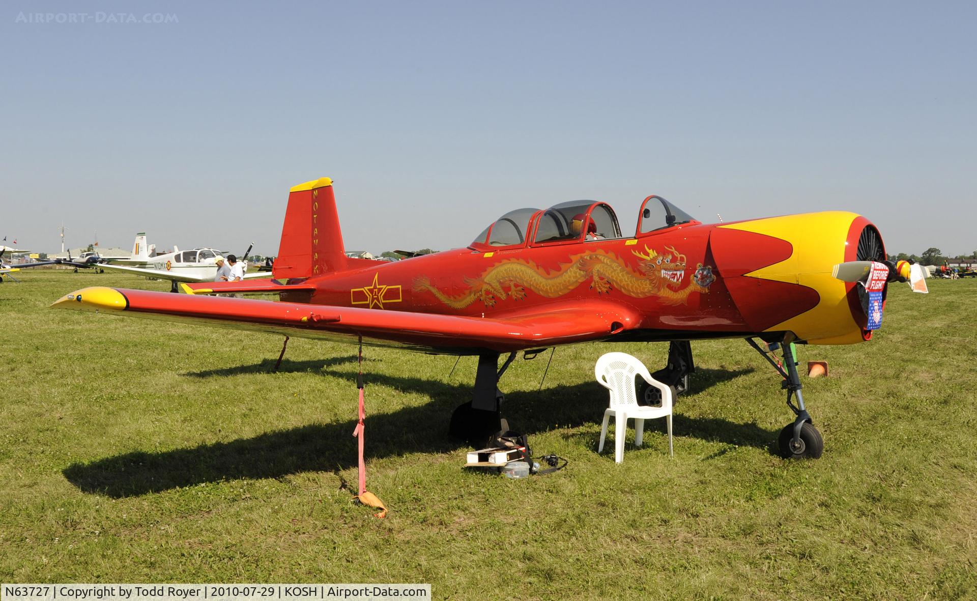 N63727, 1977 Nanchang CJ-6A C/N 1832035, EAA AIRVENTURE 2010