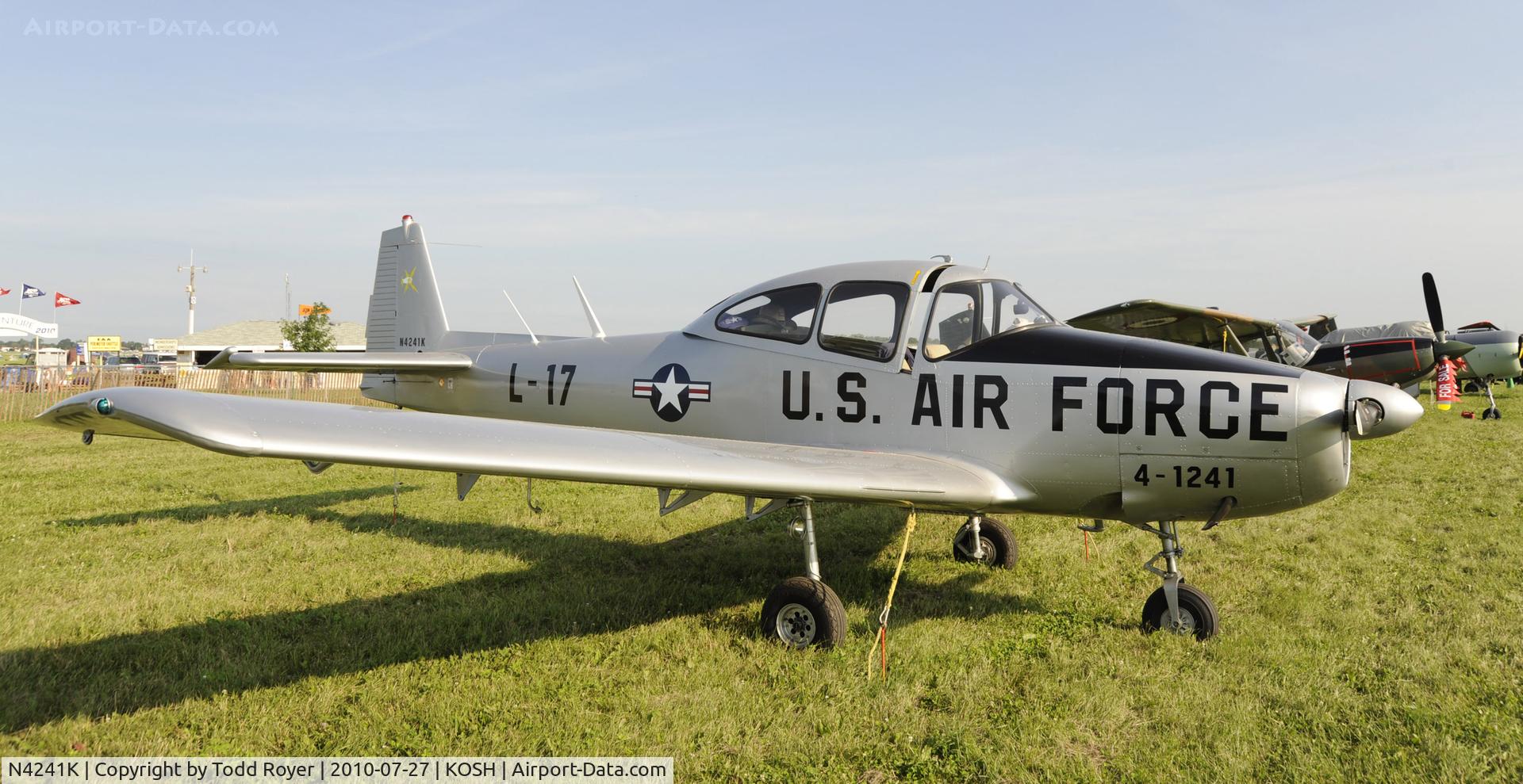 N4241K, 1948 Ryan Navion A C/N NAV-4-1241, EAA AIRVENTURE 2010
